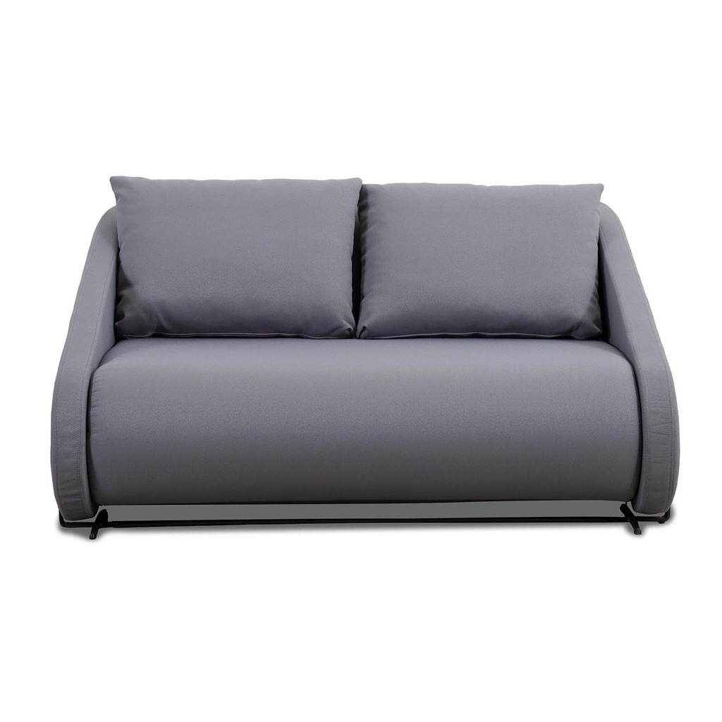 Saloni Schlafsofa Sleepo - 2-Sitzer Sofa grau