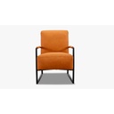 K+W - 7400 exclusive armchair in ochre bison leather