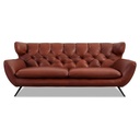 Candy - 3002 Sixty Sofa Sixty in Leder Natur braun