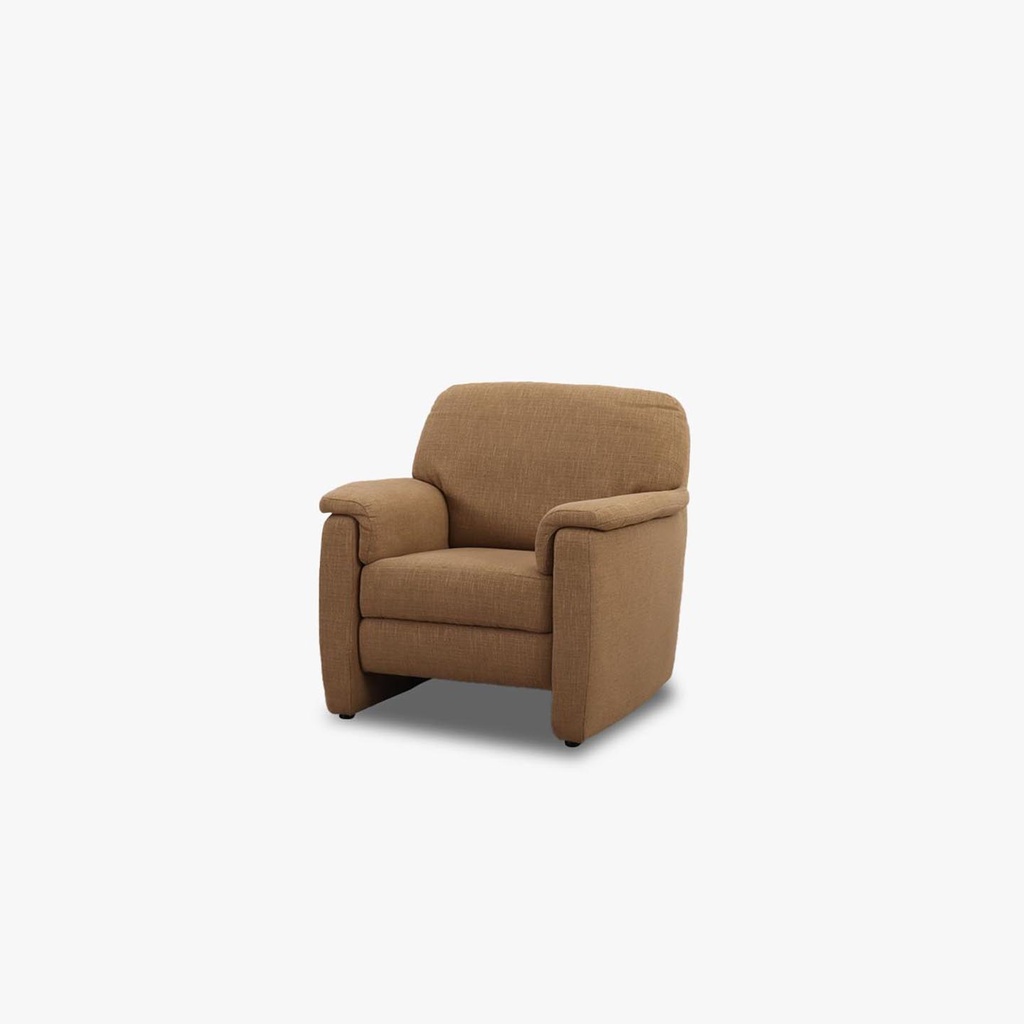 Willi Schillig armchair in fabric mustard