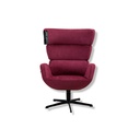 Conform wing chair Turtle in fabric Evita purple