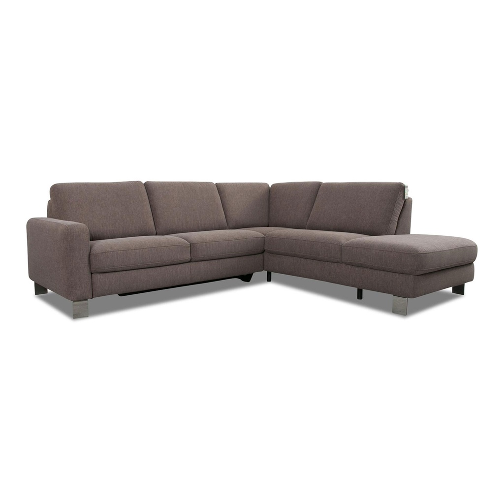 Hukla corner sofa SOFACONCEPT in fabric Sam smoke