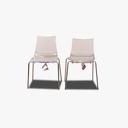 Scab Design set of 2 chairs Zebra Antishock 2273 transparent