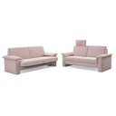 Ewald Schillig Brand SELECTION PLUS sofa set in microfibre 24.177 milk coffee