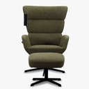 Conform wing chair Turtle in fabric Denali olive