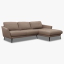 Willi Schillig Ecksofa 12301 SOFTY in Leder Z59 stone