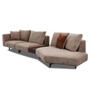 Saloni Sofa Loft in Stoff Kombi 12