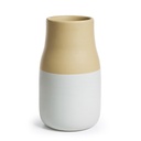 Danish Lemonite NOVI Vase ceramic yellow