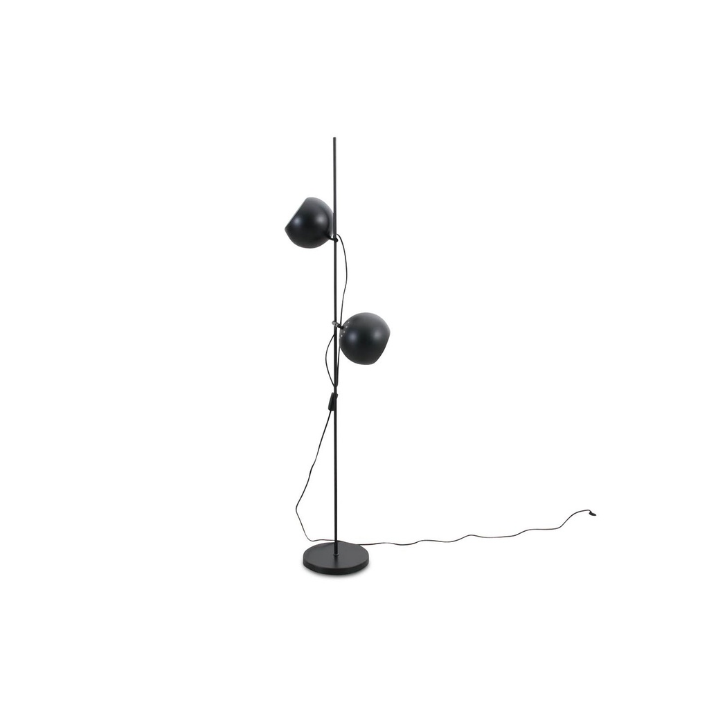 Frandsen floor lamp BALL DOUBLE in matt black