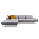 Candy Ecksofa MALLOW in Stoff Mono konfigurierbar