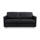 Tommy M  Schlafsofa SOGNARE LF160cm in Leder Semalin schwarz