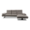 Willi Schillig Ecksofa 16660 Bonnie in Leder Z75 sand vorstehend links (Kopie)