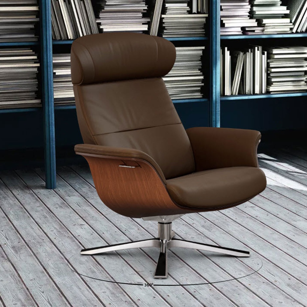 Conform Relaxsessel Time Out in Leder Fantasy brown