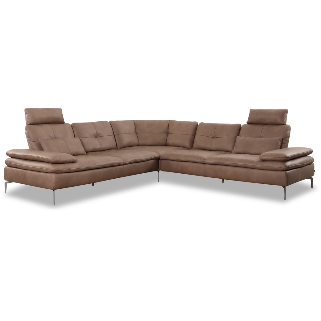 Willi Schillig 16544 exklusiv Ecksofa VALENTINO in Leder Z75 sand