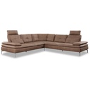 Willi Schillig 16544 exklusiv Ecksofa VALENTINO in Leder Z75 sand