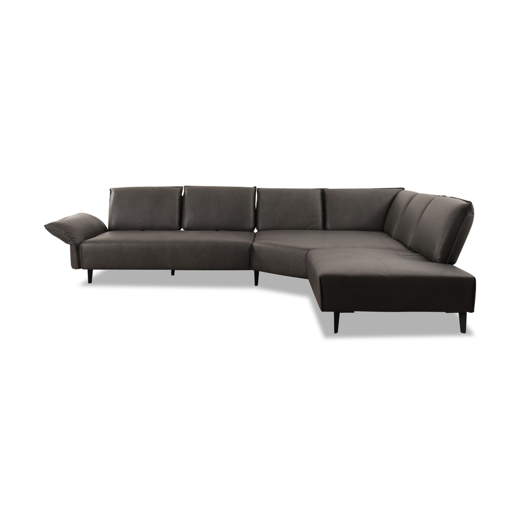 Willi Schillig Ecksofa 16660 Bonnie in Leder Z69 anthrazit