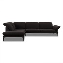 Willi Schillig 24600 Ecksofa Sherry in Stoff V39 schwarz