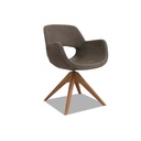 Het Anker chair Karin in leather Africa