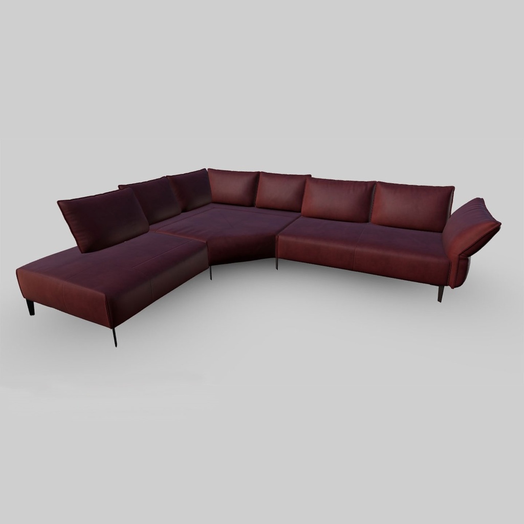 Willi Schillig Ecksofa 16660 BONNIE in Leder Z75 konfigurierbar