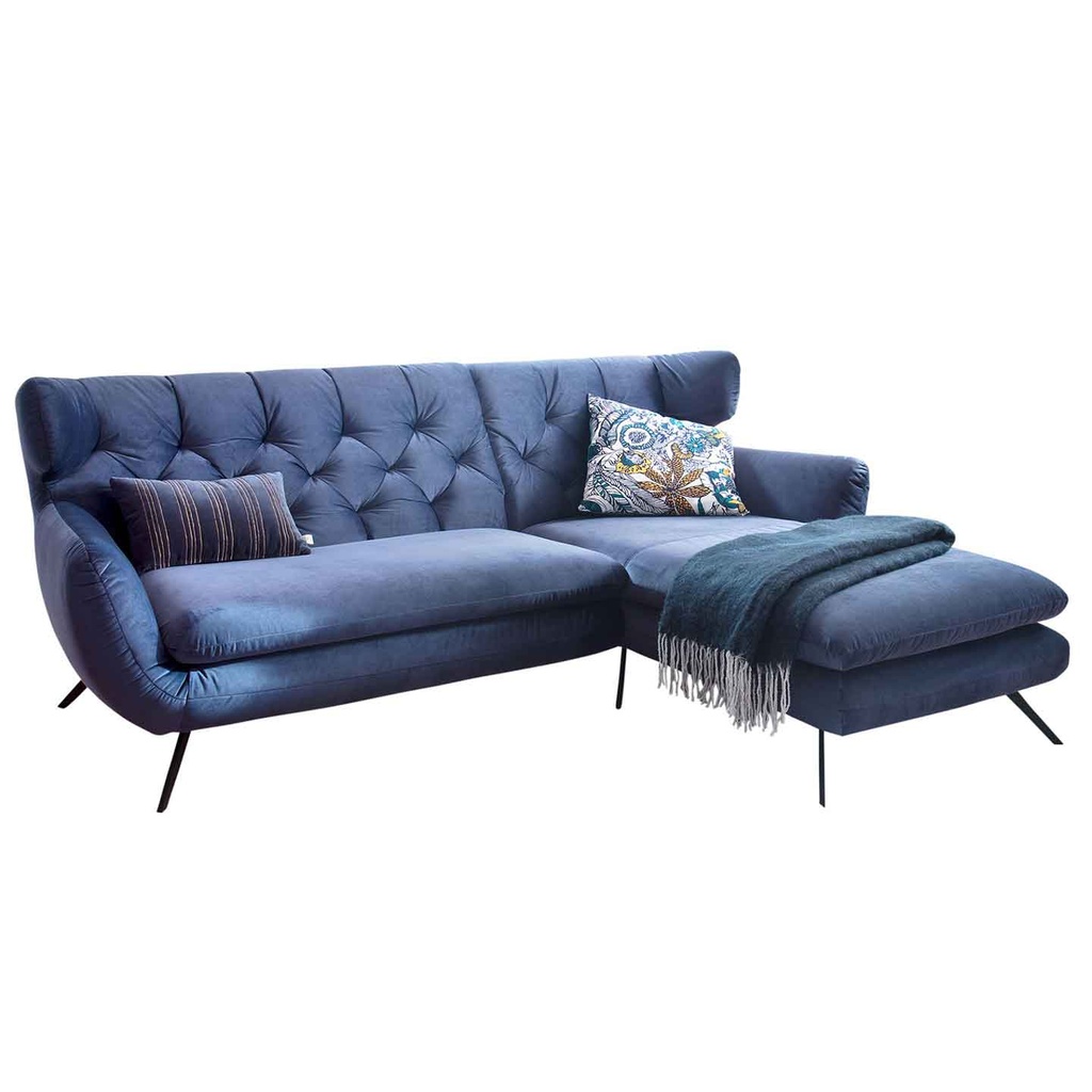 Candy Ecksofa SIXTY in Stoff Cord konfigurierbar