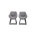 Sitzdesign 2er Set Stuhl LEON in Stoff Manhattan (Kopie)