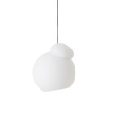 Frandsen AIR pendant lamp in opal white glass