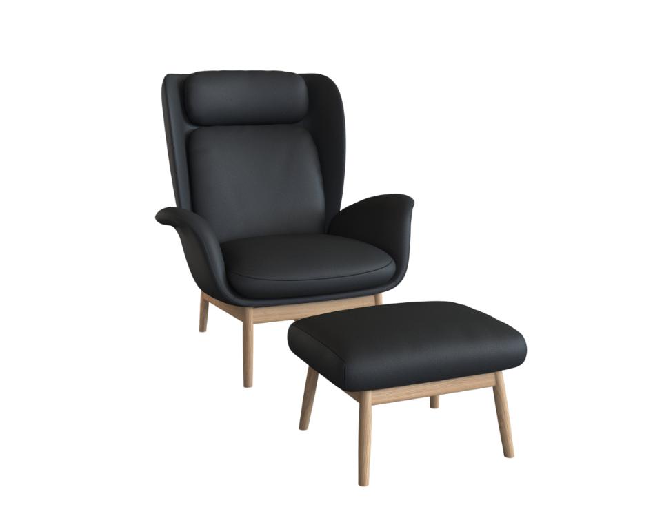 Flexlux armchair PADOVA in Dakota leather