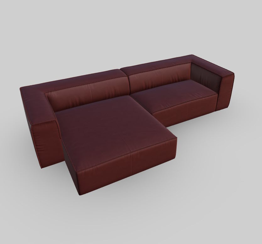 Willi Schillig 18050 Around the block Sofa Leder Z59 konfigurierbar