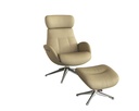 Flexlux ELEGANT armchair in Safari leather