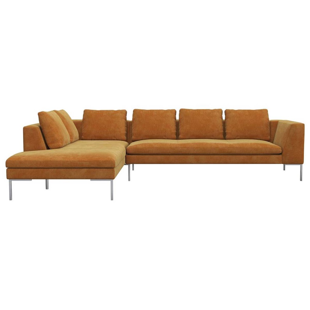 Flexlux corner sofa LOANO in Super Velvet fabric