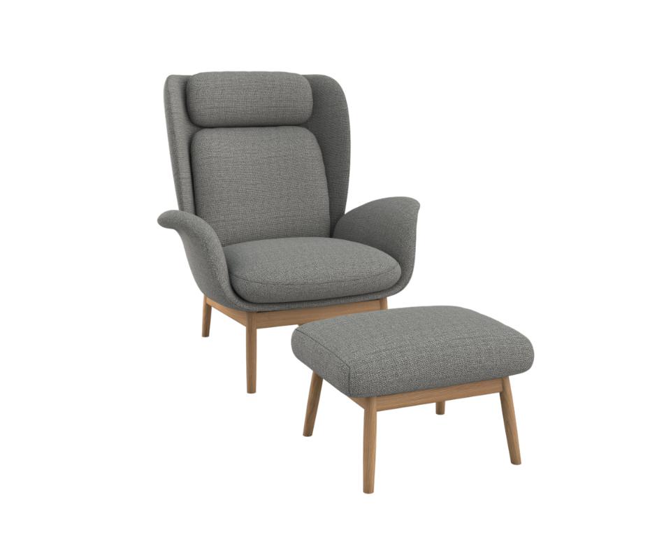 Flexlux armchair PADOVA in fabric Melina