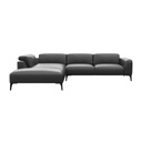 Flexlux corner sofa VOLUZZI in Omaha leather