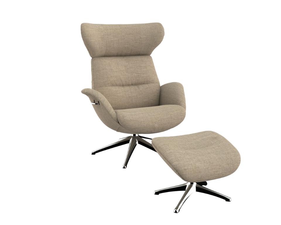 Flexlux armchair MORE in Brescia fabric