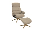 Flexlux AARHUS armchair in Brescia fabric