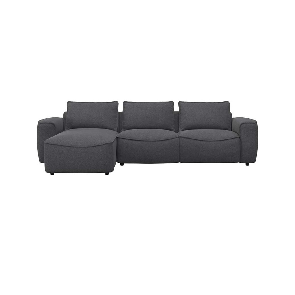 Flexlux Ecksofa Samone in Stoff Re-Born