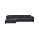 Flexlux Lucera corner sofa in Texas fabric