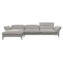 Flexlux Ecksofa 0041 Salino in Stoff Brescia