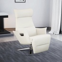 Conform recliner Beyoung with footrest in Fantasy leather, configurable