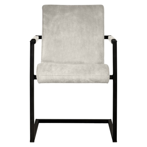 [10476-142] Bodahl SABINA KD chair set in velour fabric (142 ecru)