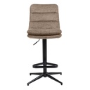 Bodahl COLE bar stool set in microfiber velour