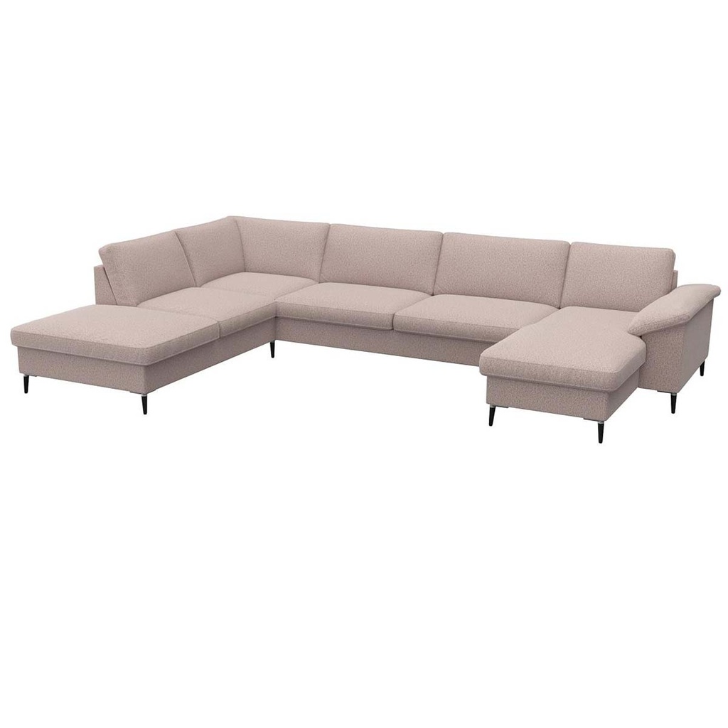 Flexlux 838 Corner sofa Fiore in fabric Tafuri