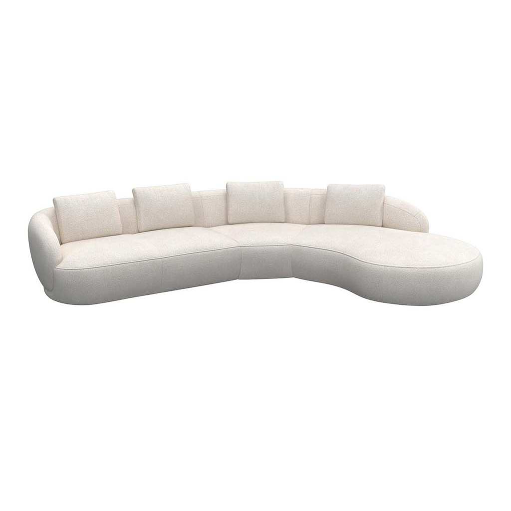 Flexlux corner sofa Torino in Bormio fabric