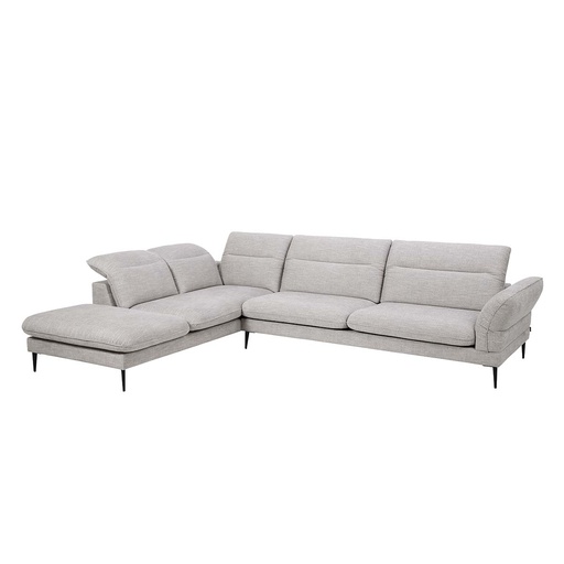 Flexlux Ecksofa Salino in Stoff Brescia