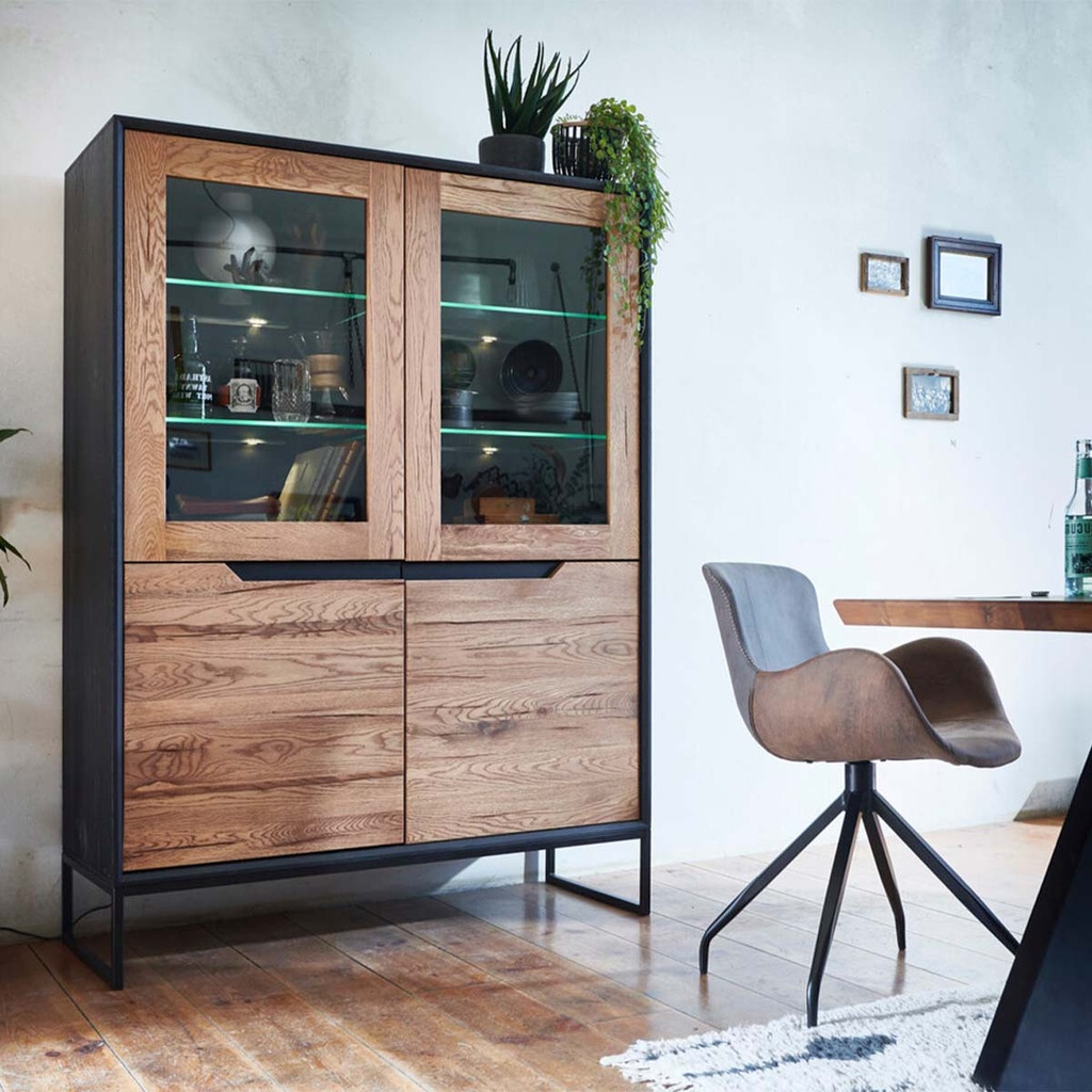 Bodahl MESSINA Highboard in rustikaler Eiche