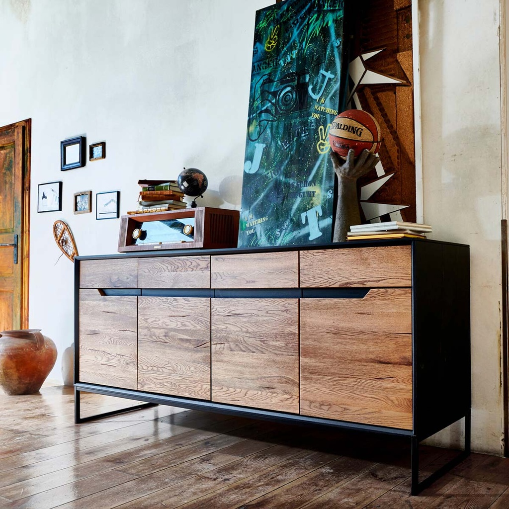 Bodahl MESSINA Sideboard in rustikaler Eiche