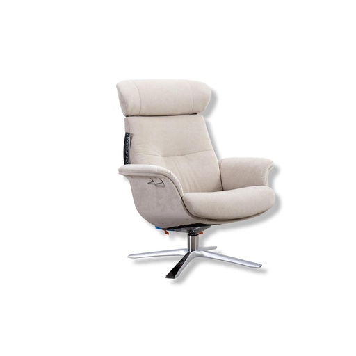 [92256005] Conform Relaxessel Time Out in Stoff Velvety light beige