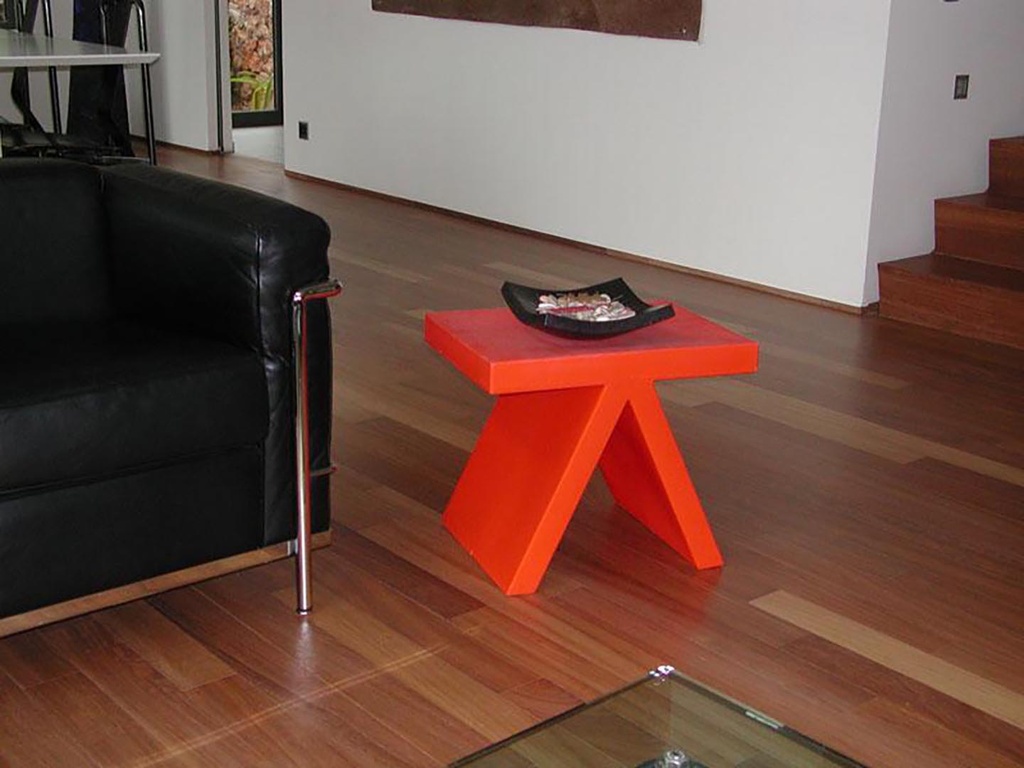 [92249137] Slide Design Tisch Beistelltisch Toy flame red