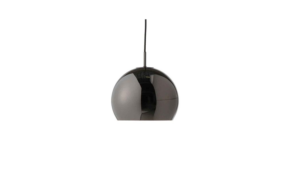[SD35065-A] Frandsen pendant lamp BALL Ø 25cm black chrome
