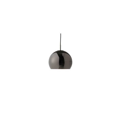 [SD35065-A] Frandsen Pendellampe BALL Ø 25cm schwarz chrom