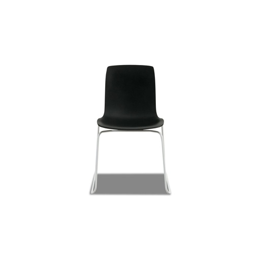 [SD37575] ALBA PLUS 6x Stuhl OTIS Kufengestell in Polyurethane schwarz